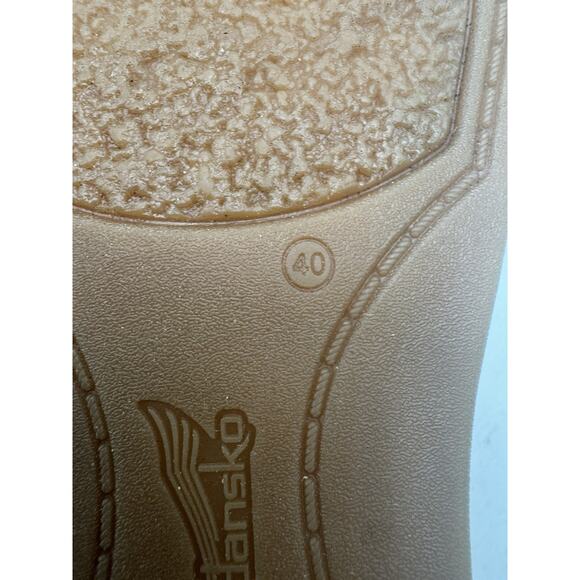 Dansko CANDACE BURNISHED NAPPA Women's NEW Sandal Tan EU Size 40 - Picture 10 of 11